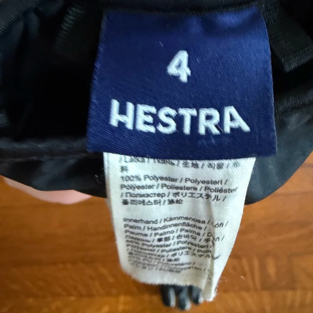 Hestra Black Gloves